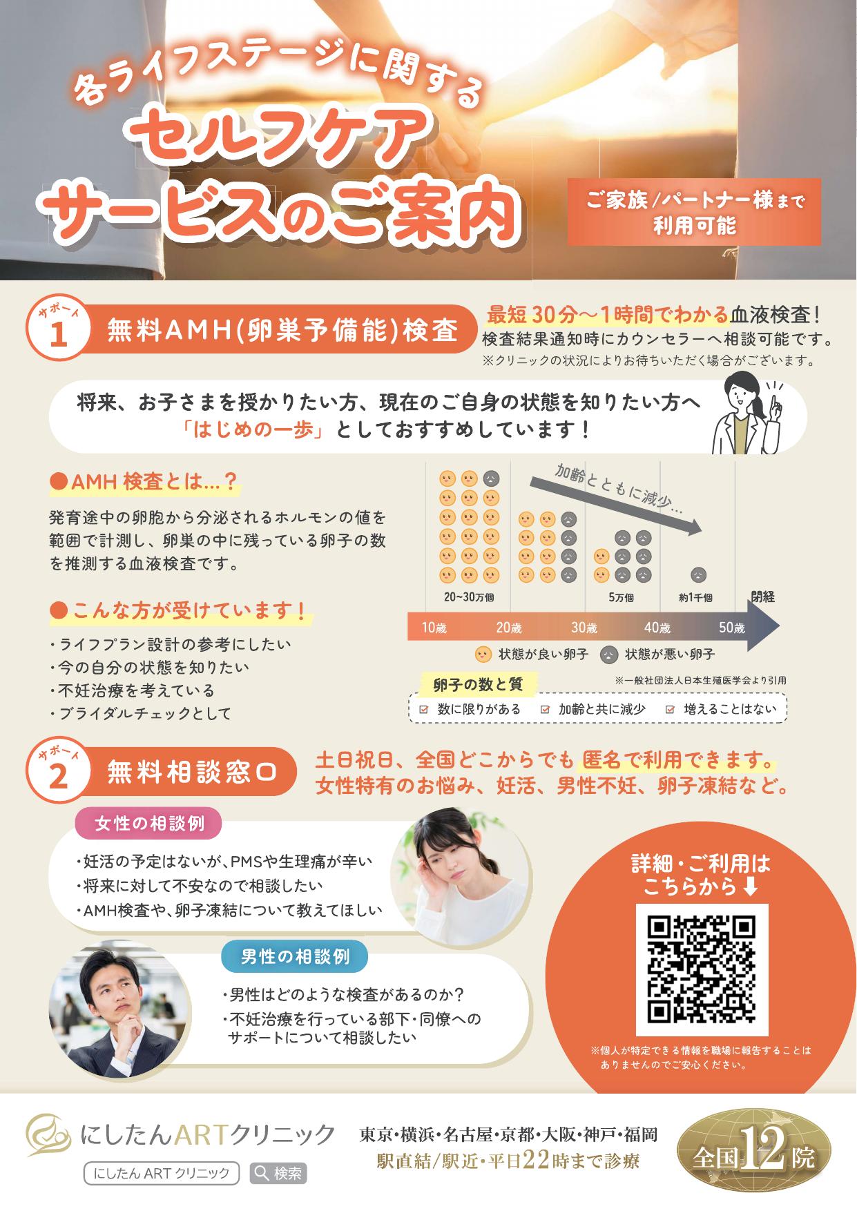 セルフケアサービスのご案内ポスター